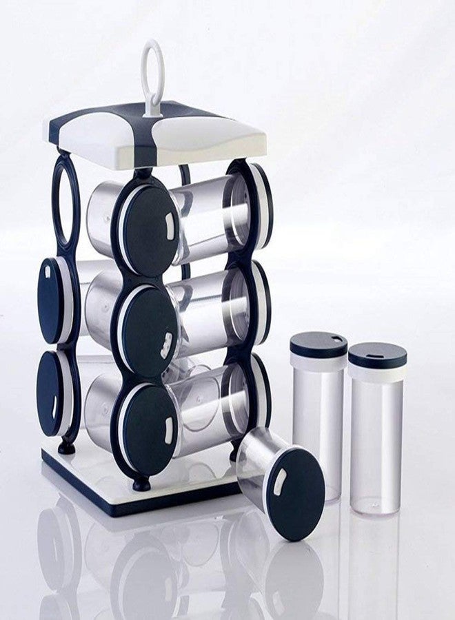 توب هافين صندوق توابل توبهافن 12 في 1 للمطبخ مع رف دوار (رفوف/حاويات توابل للتخزين) - Image 1